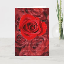 El amor es la tarjeta de verso del paciente