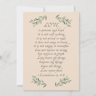 Festiva El amor es la tarjeta plana del paciente