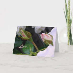 Festiva El amor es… tarjeta romántica de la tarjeta del