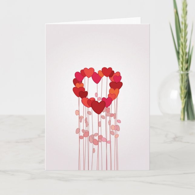 Festiva El amor florece la tarjeta (Anverso)