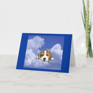 Festiva El beagle que le ama es tarjeta divina