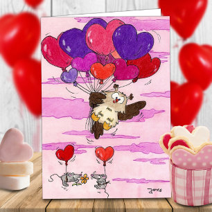 Festiva El CORAZÓN HINCHA la tarjeta de felicitación de