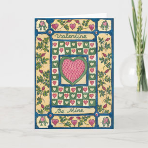 Festiva El edredón de la tarjeta del día de San Valentín