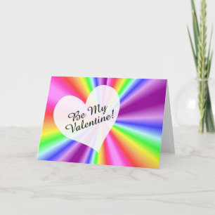 Festiva El gay/la lesbiana sea mi tarjeta del arco iris de