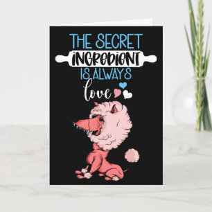 Festiva El ingrediente secreto es el amor Tarjeta de San V