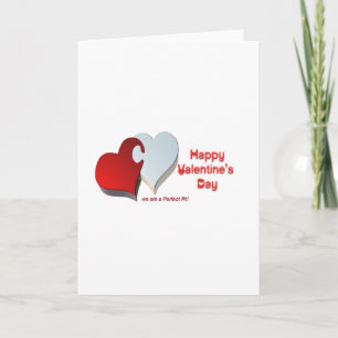 Festiva El rompecabezas de la tarjeta del día de San