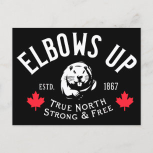 Festiva ¡Elbows Arriba! Postal