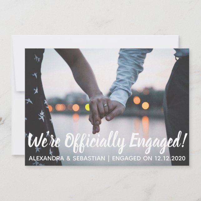 Festiva Elegancia moderna Festividad con tarjeta de vacaci (Anverso)