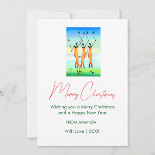 Festiva Elegante, feliz tarjeta de vacaciones de Navidades