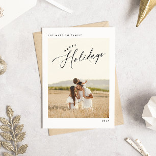 Festiva Elegante Moda Feliz Festividad Tarjeta de Navidade