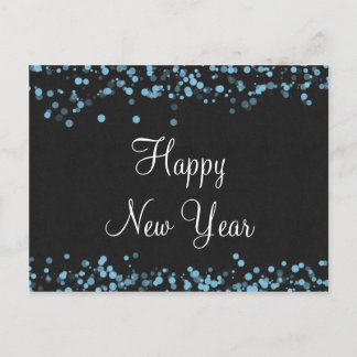 Festiva Elegante postal de Año Nuevo Feliz
