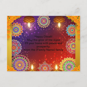 Festiva Elegante postal india Diwali Rangoli
