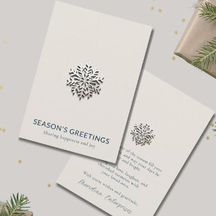 Festiva Elegante tarjeta de felicitación de negocios con c