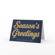 Elegante Tarjeta de Felicitación de Temporada con