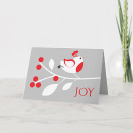 Festiva Elegante tarjeta de felicitación para Navidades de