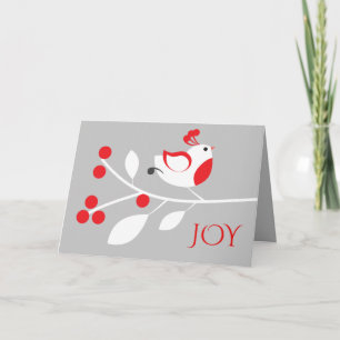 Festiva Elegante tarjeta de felicitación para Navidades de