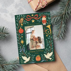 Festiva Elegante tarjeta de fotografía acuática para vacac