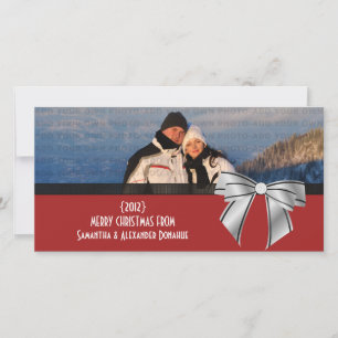 Festiva Elegante tarjeta de fotos para vacaciones en barba
