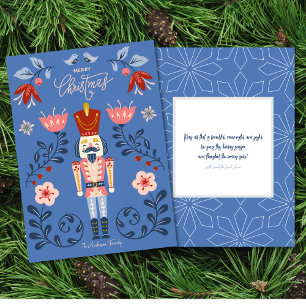 Festiva Elegante Tarjeta de Navidades Nutcracker