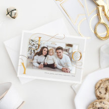 Elegante tarjeta de vacaciones de la familia de la