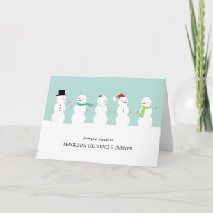 Festiva Elegante tarjeta de vacaciones para hombres de neg
