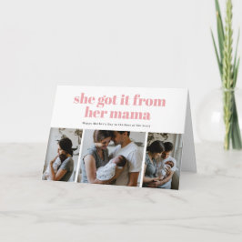 Festiva Ella lo obtuvo de su tarjeta del Día de la Madre c