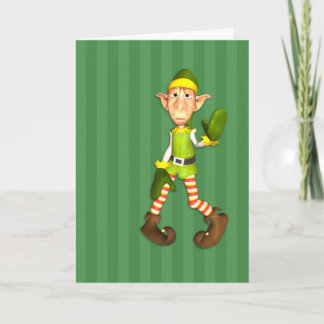 Festiva Elmer La Tarjeta De Navidades Elf