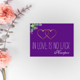 Festiva En el amor está el oro el corazón ama la postal de