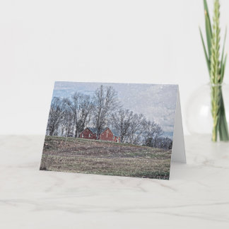 Festiva Entrada de la tarjeta de Navidades fríos