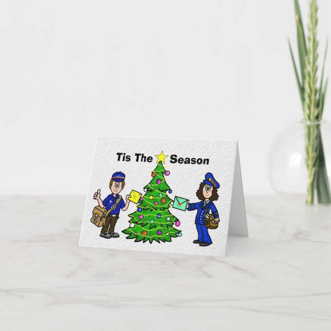 Festiva Envíe por correo su tarjeta de Navidades Tarjeta p (Anverso)