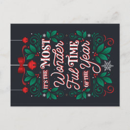 Festiva Época maravillosa de la postal del año