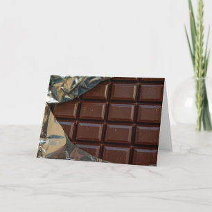 Festiva Eres demasiado dulce, tarjeta de bar de chocolate