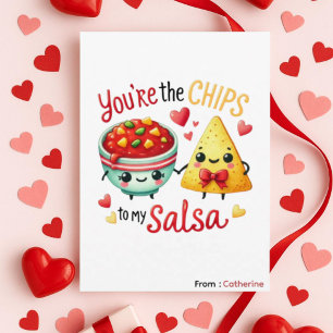 Festiva Eres las papas fritas para mi salsa Tarjeta divert