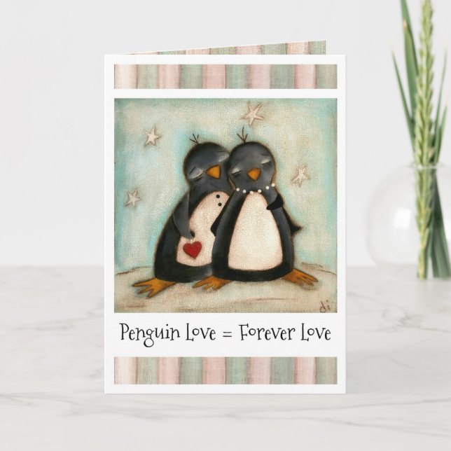 Festiva Eres Mi Penguin - Tarjeta Día de San Valentín (Anverso)