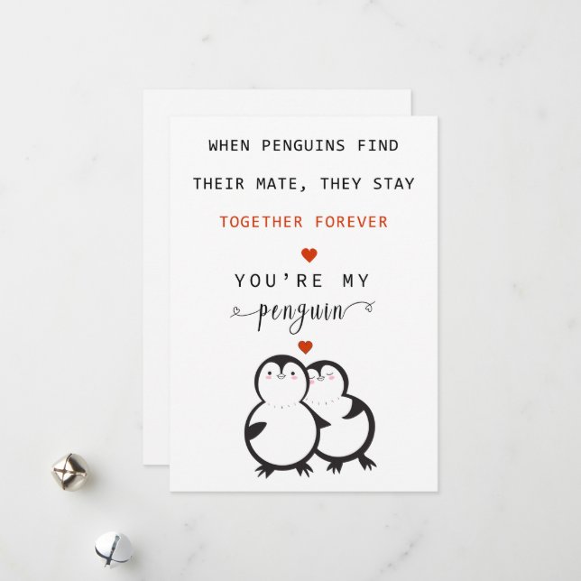 Festiva Eres mi tarjeta de felicitación de El día de San V (Anverso/Reverso In Situ)