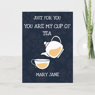 Festiva Eres mi tarjeta de saludo de la Copa de Té