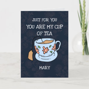 Festiva Eres mi tarjeta de saludo de la Copa de Té