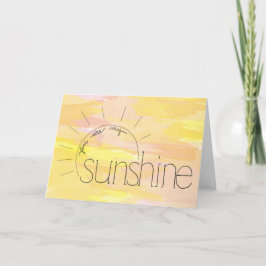 Festiva Eres Mi Tarjeta De Saludo Sunshine Blank