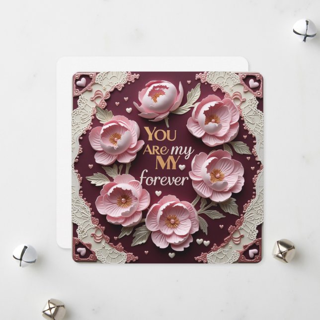 Festiva Eres mi tarjeta de San Valentín para siempre (Anverso/Reverso In Situ)