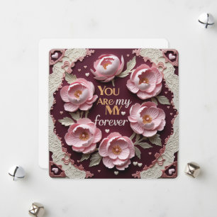 Festiva Eres mi tarjeta de San Valentín para siempre