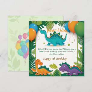 Festiva ¡Eres ROARalgunos! Tarjeta de cumpleaños feliz