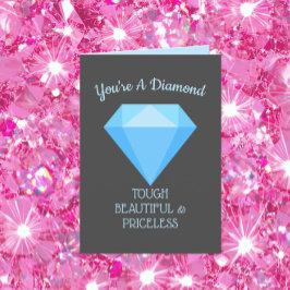 Festiva Eres una hermosa tarjeta de cumpleaños de Diamante