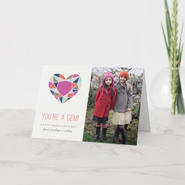 Festiva Eres una tarjeta de El día de San Valentín Gem - C (Anverso)