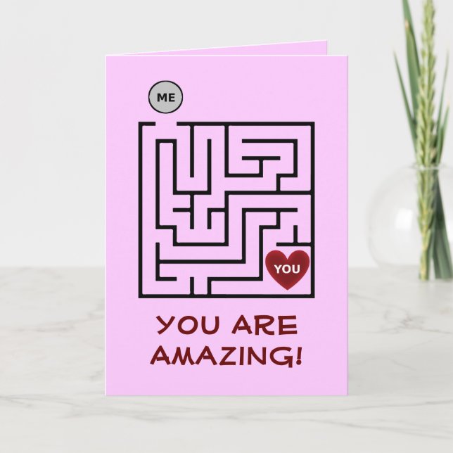 Festiva Eres una tarjeta de San Valentín de A-Mazing (Anverso)
