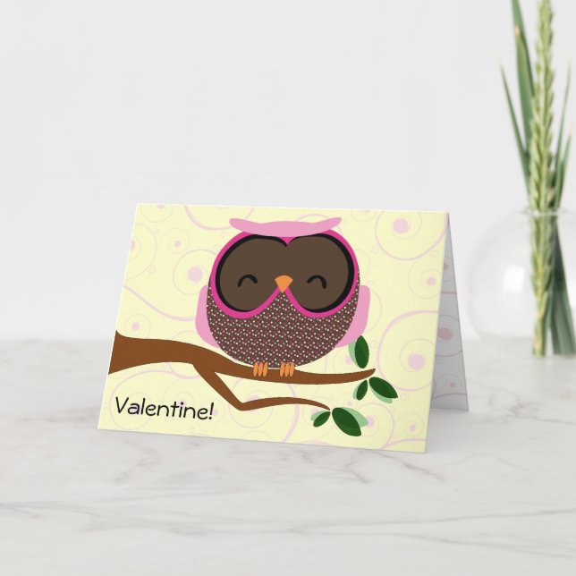 Festiva Eres una tarjeta de San Valentín de Hoot (Anverso)