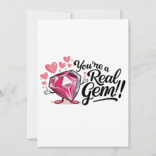 Festiva eres una verdadera joya tarjeta personalizada