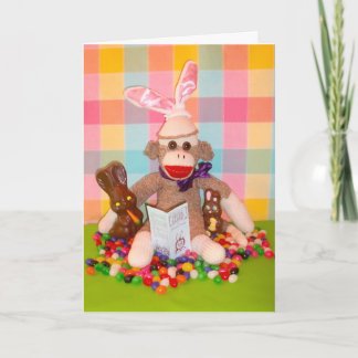 Festiva Ernie la tarjeta de pascua de los conejitos de