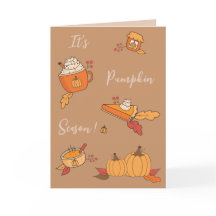 Es la temporada de las calabazas | Tarjeta de salu