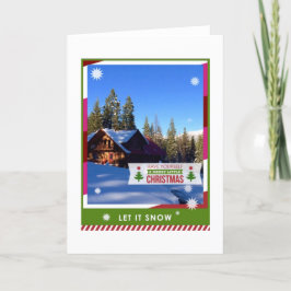 Festiva "Es una tarjeta de Navidades de cabina"