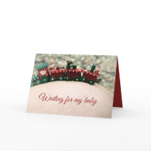 Esperando la tarjeta de Navidades de maternidad de